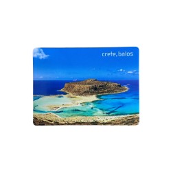Magnet souvenir de Crète-Grèce "Balos" 7,4x5,5 cm