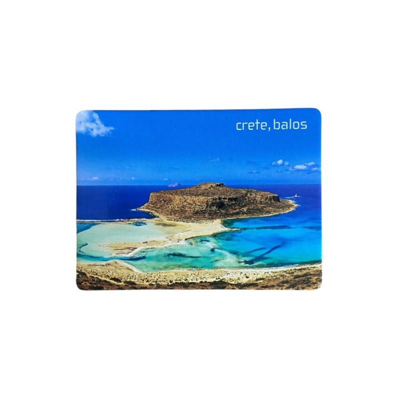 Magnet souvenir de Crète-Grèce "Balos" 7,4x5,5 cm Magnet souvenir de Crète-Grèce "Balos" 7,4x5,5 cm