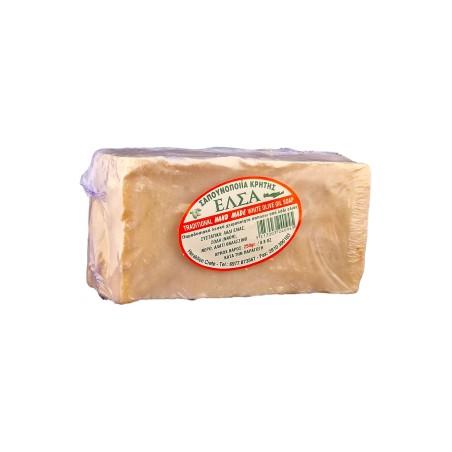 Savon Traditionnel grec blanc à l'ancienne ELSA 250 g - 280 g