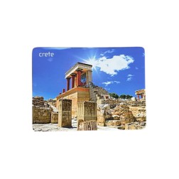 Magnet souvenir de Crète-Grèce "Knossos" 7,4x5,5 cm