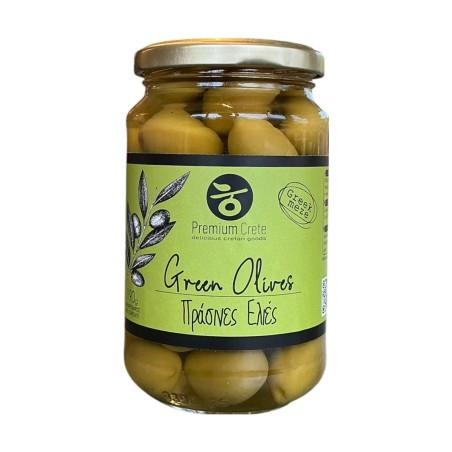 Olives Vertes grecques de Chalkidiki en bocal PREMIUM CRETE 190 g net