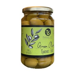 Olives Vertes grecques de Chalkidiki en bocal PREMIUM CRETE 190 g net