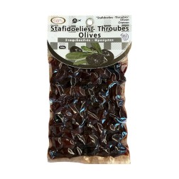 Olives noires variété 'Stafidoelies - Throumpa' de Thassos ELLIE 200 g