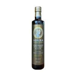 Huile d’olive extra vierge monovariétale Megaritiki ASKRA en bouteille 500 ml