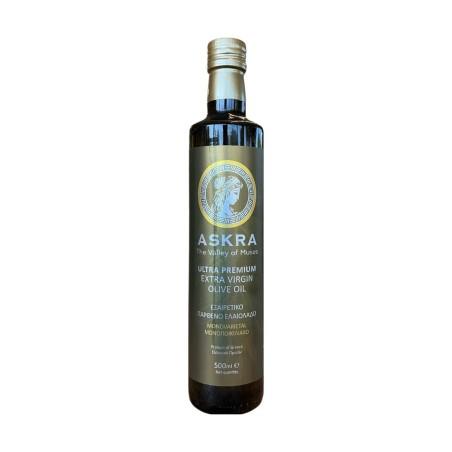 Huile d’olive extra vierge monovariétale Megaritiki ASKRA en bouteille 500 ml