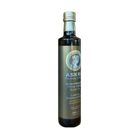Huile d’olive extra vierge monovariétale Megaritiki ASKRA en bouteille 500 ml