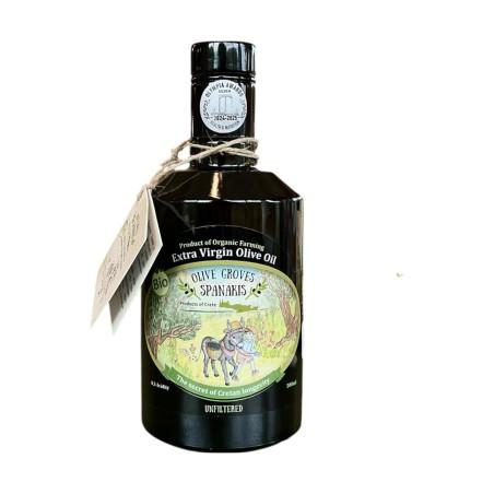 Huile d'olive extra vierge BIO 0.3 acidité AOP SPANAKIS 500 ml