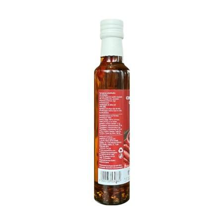 Huile d’olive vierge extra infusée aux piments 250 ml