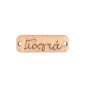 Pendentif rectangle en bois GIAGIA 'Grand-mère' 3,5x1,2