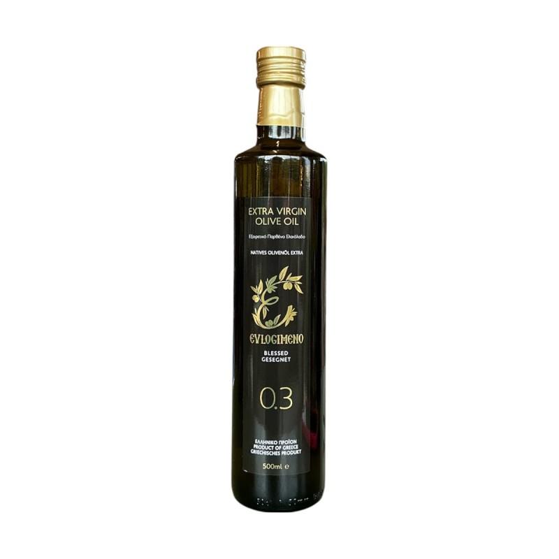 Huile d'olive EVLOGIMENO AOP MYLOPOTAMOS 0,3 acidité 500 ml