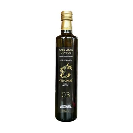 Huile d'olive EVLOGIMENO AOP MYLOPOTAMOS 0,3 acidité 500 ml
