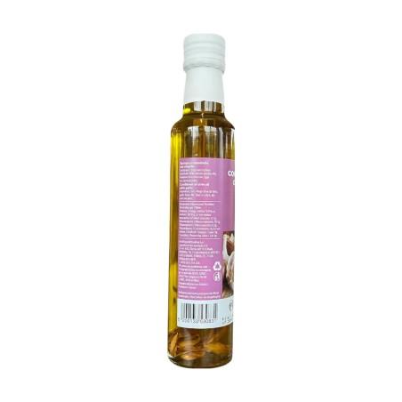 Huile d'olive vierge extra infusée à l'ail SAVOUIDAKIS en bouteille 250 ml