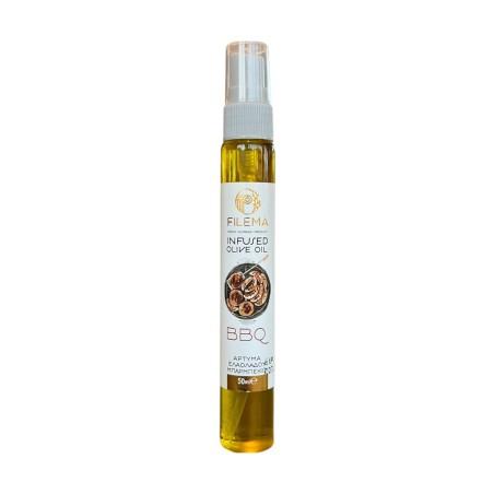 Huile d’olive en spray aromatisée barbecue "BBQ" FILEMA 50 ml
