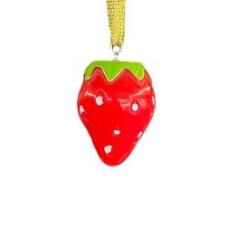 Fraise pendentif DIY 1,8x1,3x2,5 cm