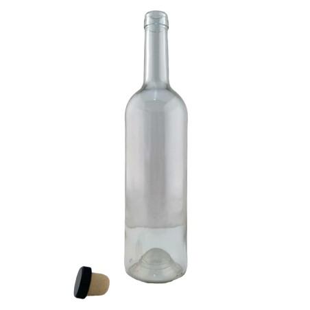 Bouteille bordelaise en verre 750 ml