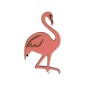 Flamant rose en bois DIY 1,4x0,01x2,5
