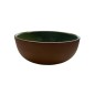 Saladier en terre cuite émaillée vert foncé ESPIEL 8x21x21 cm Saladier en terre cuite émaillée vert foncé ESPIEL 8x21x21 cm