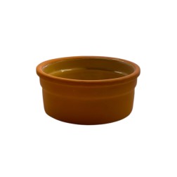 Ramequin en terre cuite jaune ESPIEL 4,5x9,5x9,5 cm