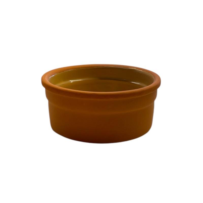 Ramequin en terre cuite jaune ESPIEL 4,5x9,5x9,5 cm Ramequin en terre cuite jaune ESPIEL 4,5x9,5x9,5 cm