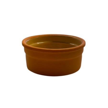 Ramequin en terre cuite jaune ESPIEL 4,5x9,5x9,5 cm