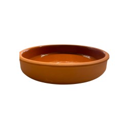 Plat rond en terre cuite émaillé ESPIEL 4x21,5x21,5 cm