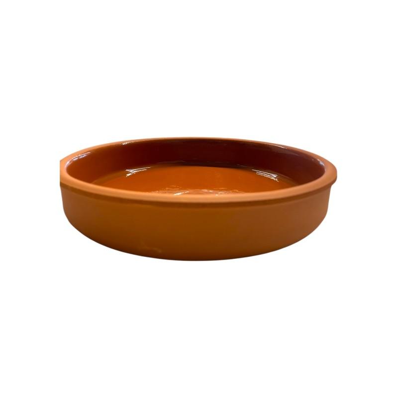 Plat rond en terre cuite émaillé ESPIEL 4x21,5x21,5 cm Plat rond en terre cuite émaillé ESPIEL 4x21,5x21,5 cm