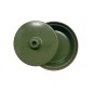 Cocotte individuelle en terre cuite émaillée verte foncé ESPIEL 6x14.5x14.5 cm Cocotte individuelle en terre cuite émaillée verte foncé ESPIEL 6x14.5x14.5 cm