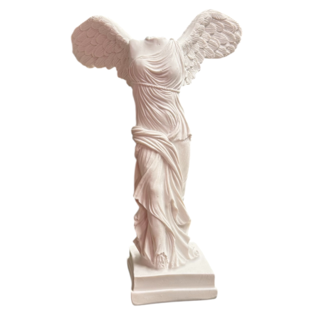 Statue décorative Victoire de Samothrace en polyrésine 23,5 cm