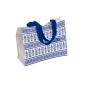Sac cabas grec motif antique bleu et blanc ATP ANCIENT GREECE Sac cabas grec motif antique bleu et blanc ATP ANCIENT GREECE