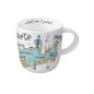 Mug en céramique illustré carte de Crète WHAT A BRAND