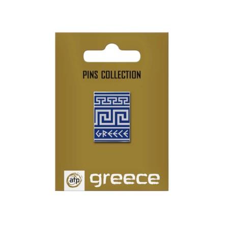 Pin’s méandre grec – Motif de la Grèce antique ATP 3 cm