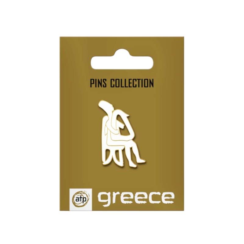 Pin’s statue cycladique – Art des Cyclades - Grèce antique ATP 3 cm