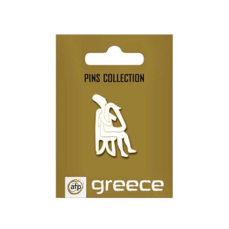 Pin’s statue cycladique – Art des Cyclades - Grèce antique ATP 3 cm
