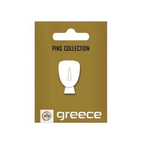 Pin’s idole cycladique – Art des Cyclades - Grèce antique ATP 3 cm