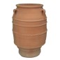 Jarre Knossos en terre cuite artisanale de Crète KRITIKA CERAMICA modèle 70 cmX50 cm