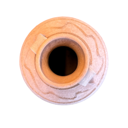Pot stamnaki en terre cuite artisanale de Crète KRITIKA CERAMICA modèle 30 cmX25 cm