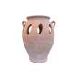Photophore fotistiko en terre cuite artisanale de Crète moyen KRITIKA CERAMICA 20 cmX15 cm