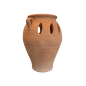 Photophore fotistiko en terre cuite artisanale de Crète moyen KRITIKA CERAMICA 20 cmX15 cm