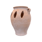 Photophore fotistiko en terre cuite artisanale de Crète moyen KRITIKA CERAMICA 20 cmX15 cm