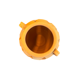Photophore fotistiko en terre cuite artisanale de Crète moyen KRITIKA CERAMICA 20 cmX15 cm