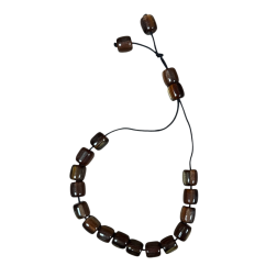 Komboloi grec résine synthétique "resine" marron