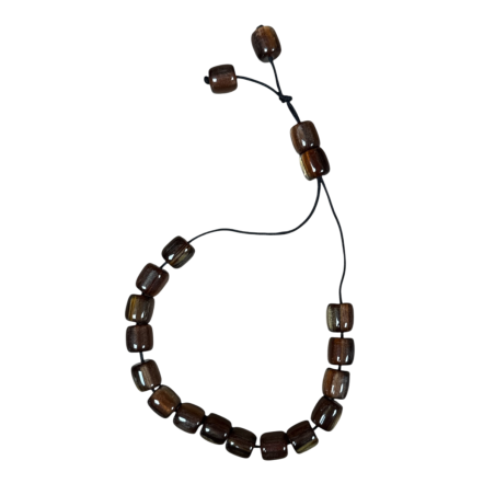 Komboloi grec résine synthétique "resine" marron