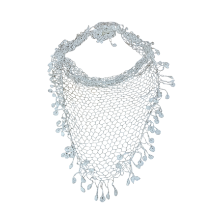 Sariki cretois blanc artisanal ceremonie mariage homme 120x70x70 cm