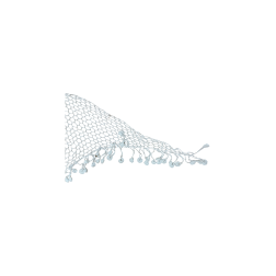 Sariki cretois blanc enfant artisanal coiffe 80X50X50