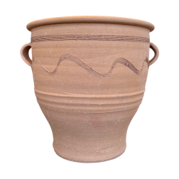 Pot Roumbaki crétois en terre cuite artisanale KRITIKA CERAMICA 30x30 cm