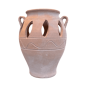 Photophore Fotistiko crétois 2 anses terre cuite petit Thrapsano KRITIKA CERAMICA 15x10 cm