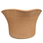 Vase Sketo crétois évasé terre cuite Thrapsano KRITIKA CERAMICA 20x33 cm Vase Sketo crétois évasé terre cuite Thrapsano KRITIKA CERAMICA 20x33 cm