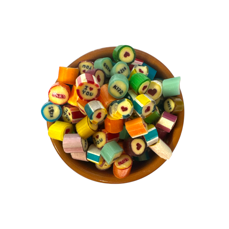 Bonbons artisanaux - Messages d’Amour KING OF CANDY en vrac par 100 g