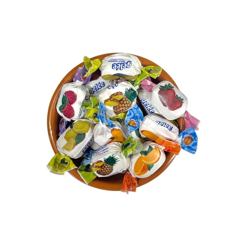 Bonbons de gélee de fruits ELLIE en vrac par 200 g Bonbons de gélee de fruits ELLIE en vrac par 200 g
