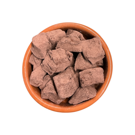 Loukoums à l’orange enrobés de cacao de Lamia TSIATSOS en vrac par 200 g